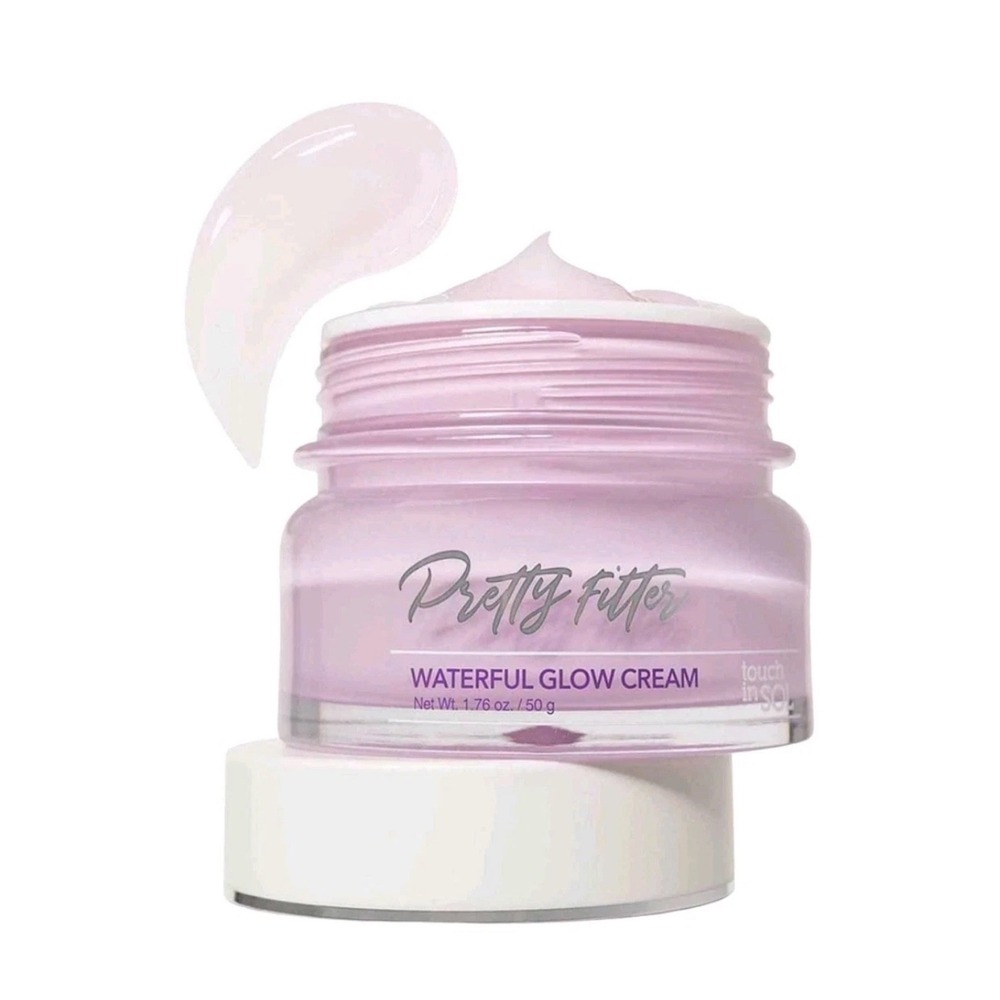Touch In Sol Pretty Filter Waterful Glow Cream Hydrating Skin 1.76oz‎ 50g BNIB